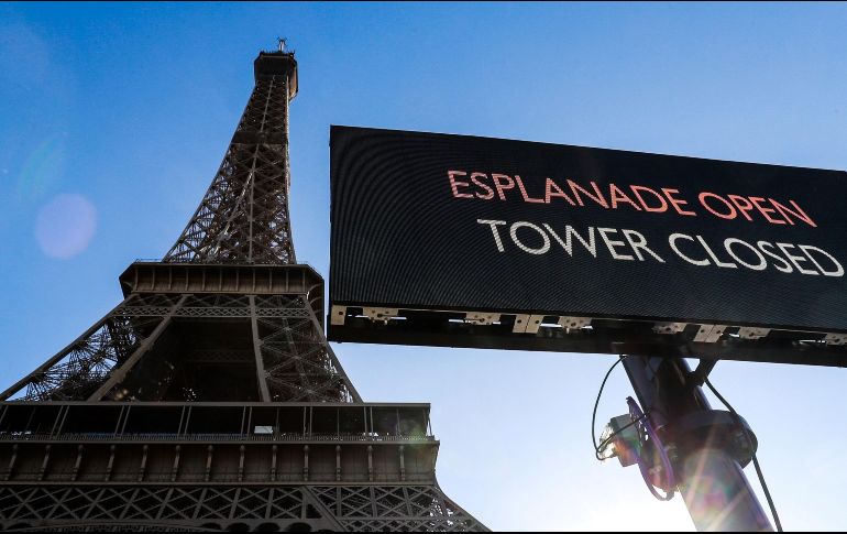 El cierre de la popular torre comenzará a las 21:00 horas locales. AFP/L. Marin