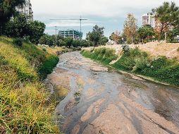 El arroyo con las aguas malolientes, en el territorio zapopano. EL INFORMADOR/G. Gallo