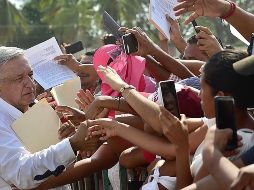 López Obrador concluirá su gira de trabajo por tres días en Guerrero, en Ayutla de los Libres. EFE / Presidencia de México