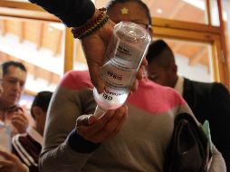 El Presidente pide no politizar el tema y hacer a un lado las diferencias políticas y no mezclar lo que tiene que ver con el interés general referente a la salud del pueblo. NTX / R. Solís