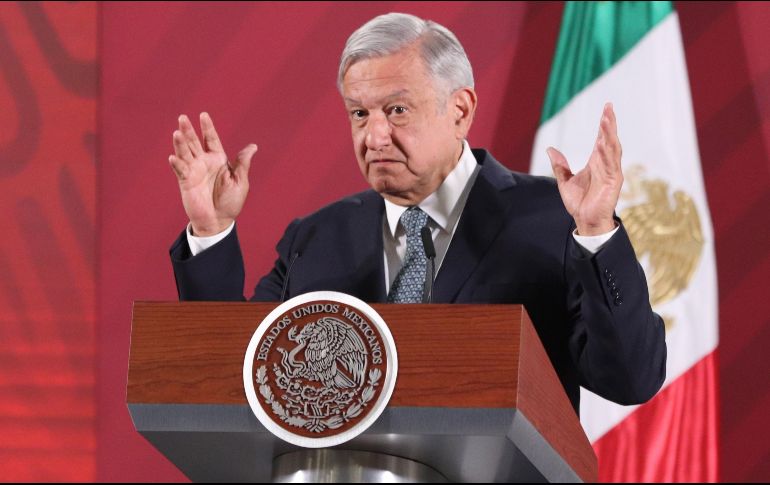 López Obrador asegura que ya se registra una disminución en la incidencia delictiva en el país, dicha afirmación, se comprometió a sostenerla con datos el próximo lunes. EFE / J. Pazos