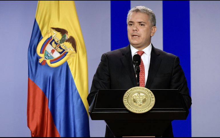 Iván Duque (foto) y su mentor, el expresidente Álvaro Uribe, están en el centro de un escándalo por la supuesta compra de votos en la campaña electoral de 2018. EFE/Presidencia de Colombia