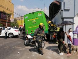 El accidente dejó al menos 28 personas lesionadas. ESPECIAL / Bomberos de Guadalajara