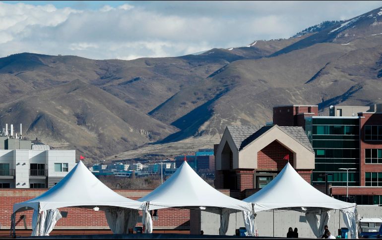 Testimonios iniciales de residentes publicados en las redes sociales describieron un fuerte shock, pero no reportaron ningún daño. AFP / G. Frey