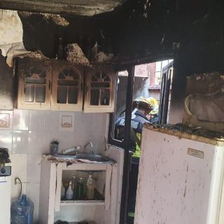 Perro causa fuga de gas en finca que se quemó, presumen