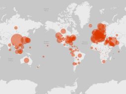 Microsoft obtiene los datos de la OMS y la CDC. ESPECIAL / bing.com