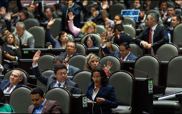 La sesión de este jueves en la Cámara de Diputados donde se llevaba a cabo el proceso de juicio político contra Rosario Robles fue suspendida por unos momentos. NTX / ARCHIVO