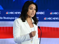 Tulsi Gabbard lanzó su candidatura en febrero de 2019 y durante este tiempo su campaña ha captado poca atención mediática y financiación. AFP/S. Loeb