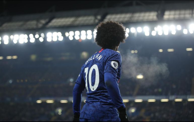 DISPUESTO. Willian aseguró que podría jugar para el Chelsea incluso sin contrato. TWITTER/@willianborges88