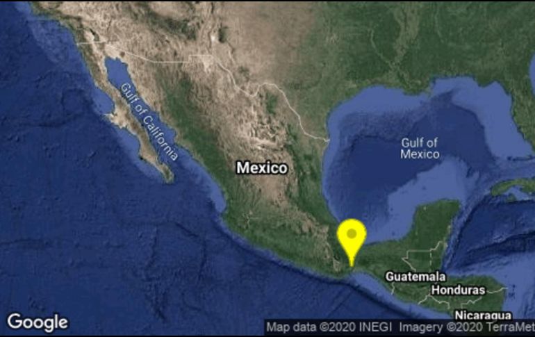 El sismo ocurrió a las 03:03 horas de este viernes. TWITTER / @SismologicoMX
