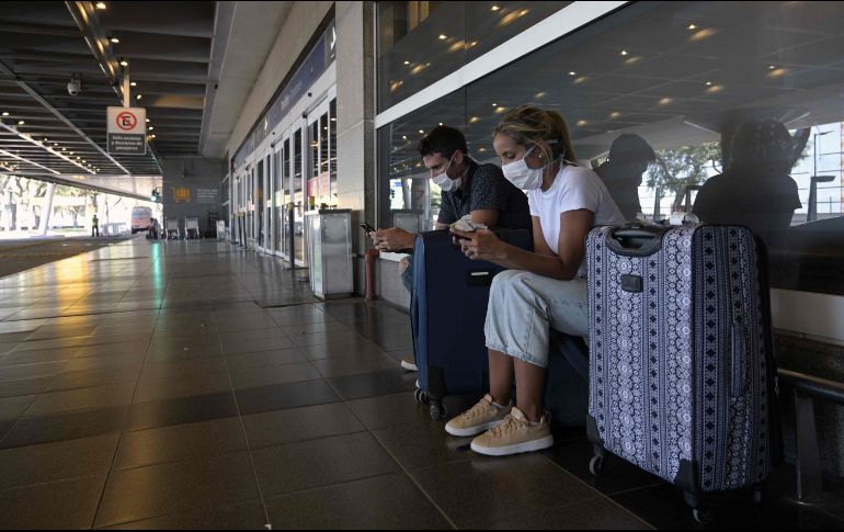 La industria aeronáutica es una de las más afectadas por la propagación del coronavirus. AFP/J. Mabromata