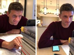 CERCANO. Además de los ciberentrenamientos, Thomas Müller interactúa con la afición bávara a través de las cuentas oficiales del Club. TWITTER/@FCBayernES