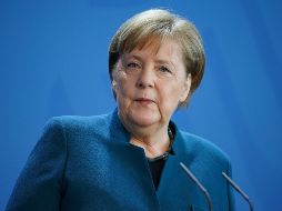 Merkel recibió el viernes una vacuna contra la infección de neumococo como medida de precaución. EFE / C. Bilan