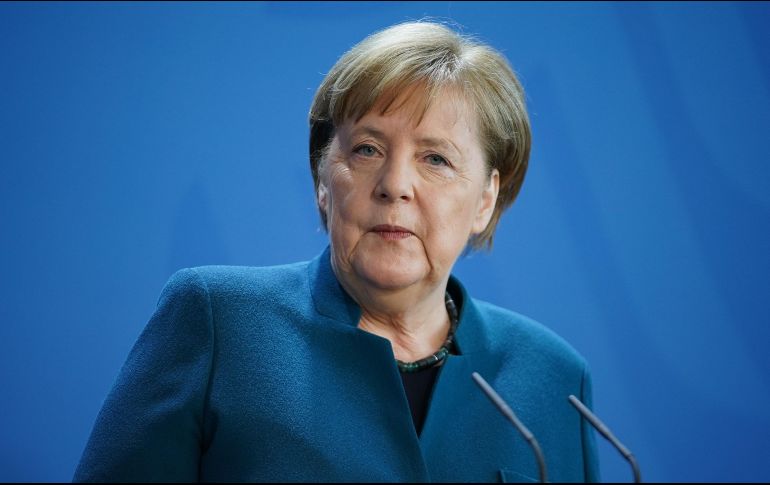 Merkel recibió el viernes una vacuna contra la infección de neumococo como medida de precaución. EFE / C. Bilan