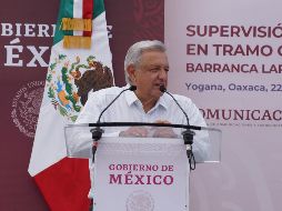 Durante su gira por Oaxaca, López Obrador señaló que algunas obras en el estado tendrán que esperar para ver cómo impactará la crisis económica mundial. SUN /