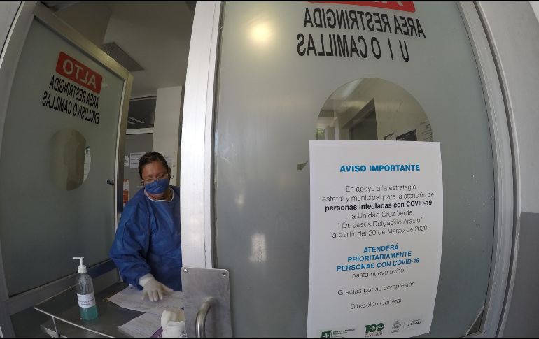 En Guadalajara, la Unidad Médica Dr. Jesús Delgadillo Araujo de la Cruz Verde está enfocada en brindar atención a pacientes con COVID-19. EL INFORMADOR/A. Camacho