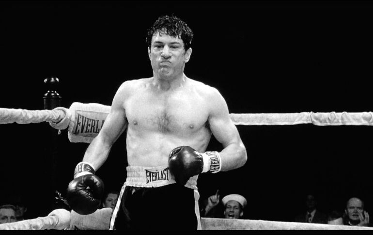 ROBERT DE NIRO en el papel de Jake LaMotta. Tuvo ocho nominaciones y ganó el Oscar al Mejor Actor y Mejor montaje. ESPECIAL