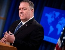 En Kabul, Pompeo trató de resolver la crisis política que amenaza el diálogo entre el gobierno y los insurgentes. AFP/B. Smialowski