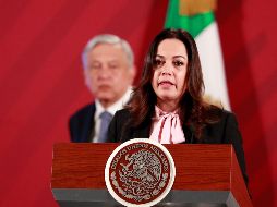 La subsecretaria de Gobernación, Diana Álvarez, informó que el Gobierno no otorgará permisos de operación para la planta cervecera. EFE/J. Núñez