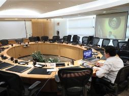 El presidente de la Jucopo, Mario Delgado, publicó en sus redes sociales imágenes del encuentro virtual. TWITTER/@mario_delgado