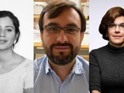 Marina Escalera-Zamudio, Javier Jaimes e Irene Bosch son tres científicos que estudian el coronavirus. MARINA ESCALERA, JAVIER JAIMES, IRENE BOSCH