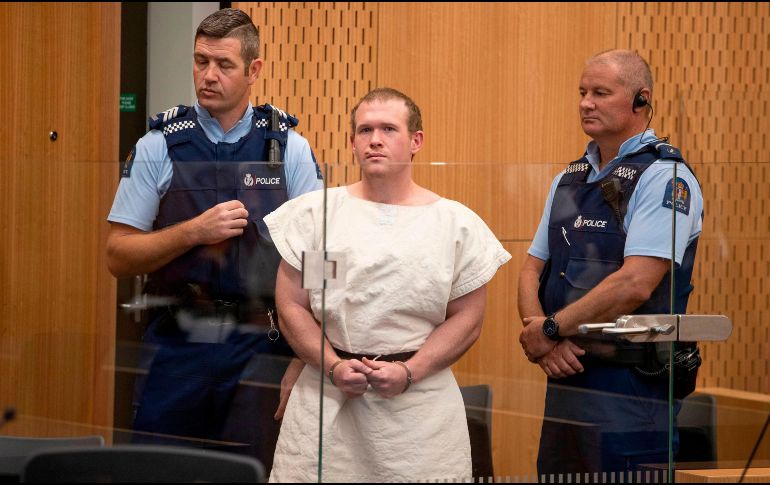 Tarrant había negado los 51 cargos de asesinato, los 40 de intento de asesinato y otra acusación de acto terrorista. AFP/M. Mitchell
