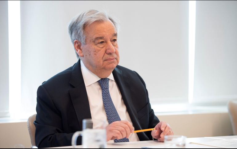 El secretario de la ONU, Antonio Guterres, recibió la exhortación de 8 países para que “rechace la politización de la pandemia”. EFE