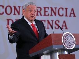 López Obrador dice cumplir con los protocolos de sanidad de la Secretaría de Salud. NTX / I. Hernández
