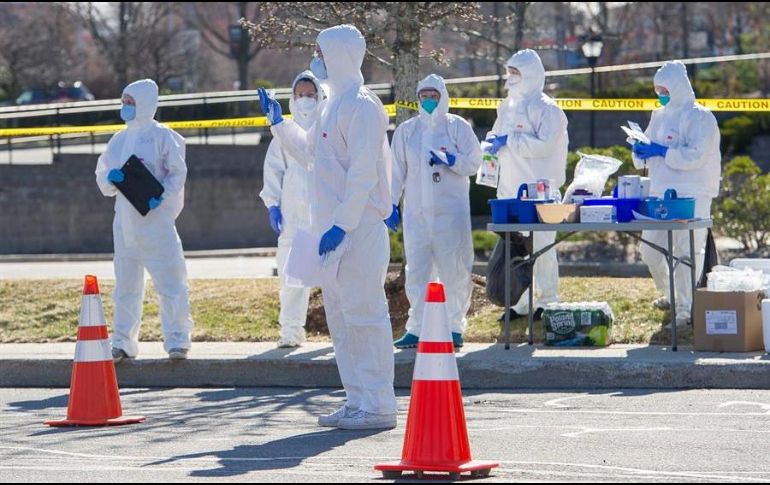 La mayoría de las muertes se registran actualmente en el estado de Nueva York. EFE/A. Sabga