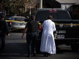 La bendición entonces fue para el cuerpo de la víctima. EL INFORMADOR / F. Atilano