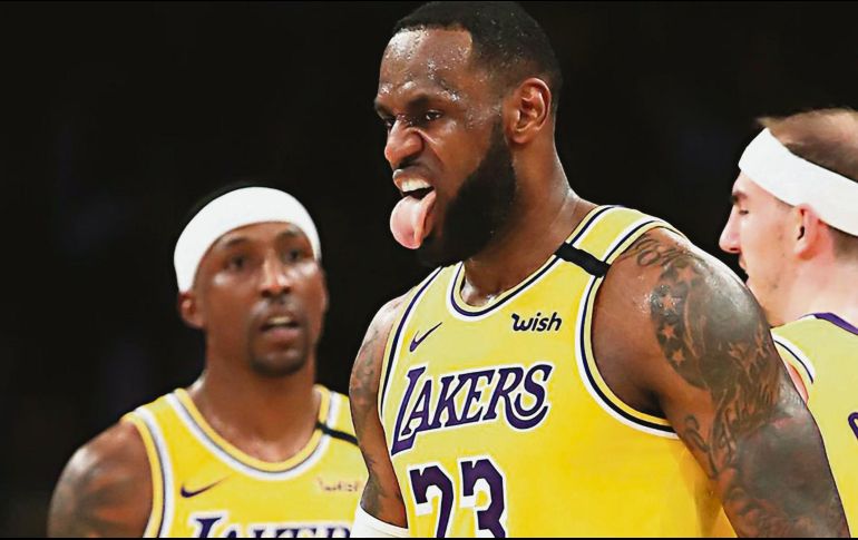 El jugador de los Lakers pide terminar la campaña para llegar en buen nivel a las series de eliminación directa. AFP