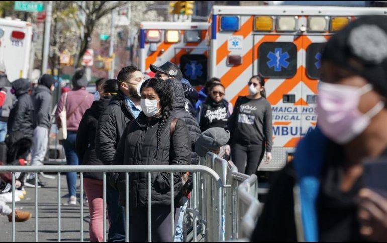 El estado de Nueva York es el que más casos registra, unos 50 mil. EFE/B. Smith