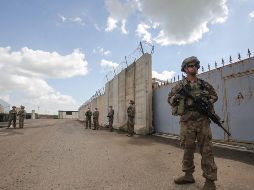 Las fuerzas de la coalición entregaron el control de la base K1 en Kirkuk a las fuerzas iraquíes, informaron. AFP / A. Al-Rubaye