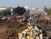 La SIOP informó que será hasta el 1 de mayo cuando los trabajos en dicho tramo queden concluidos. ESPECIAL