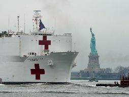 Comfort atenderá a los enfermos que no tengan coronavirus pero que necesiten atención urgente. AFP/B. R. Smith