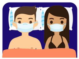 No basta con utilizar mascarillas en la cama. GETTY IMAGES