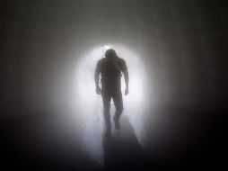 En el municipio de General Escobedo se instaló un túnel afuera de la estación Sendero del Metro. AFP/J. Aguilar