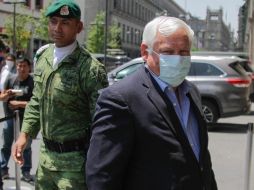 Esta tarde funcionarios del gabinete de Andrés Manuel López Obrador acudieron a una reunión en el Palacio Nacional. NTX