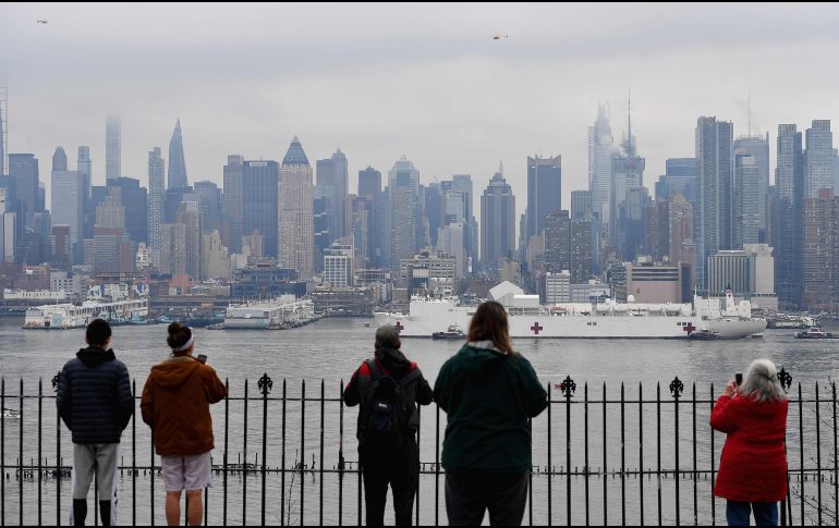 En el Estado de Nueva York están más de 66 mil de las 160 mil personas contagiadas en Estados Unidos. AFP/A. Weiss