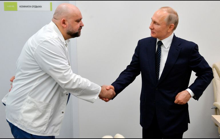Protsenko se reunió con Putin el martes de la semana pasada, cuando el presidente ruso visitó el hospital de Kommunarka. AP / ARCHIVO