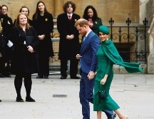 ENRIQUE Y MEGHAN. La pareja busca alejarse del foco mediático, especialmente de la prensa británica. AFP