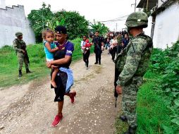 Un grupo de migrantes prendió fuego a colchonetas y sábanas exigiendo a gritos ser liberados. EFE/ARCHIVO