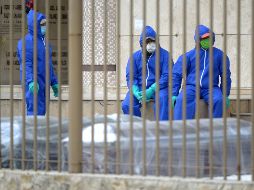 Féretros de fallecidos por coronavirus en Guayaquil. AFP/M. Pin