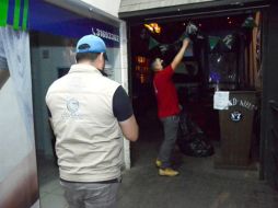 Autoridades zapopanas revisaron un total de 312 giros, de los cuales el 74% se encontraron cerrados. ESPECIAL / Ayuntamiento de Zapopan