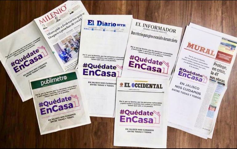 Diarios de Guadalajara unen fuerzas y exhortan a la población: #QuédateEnCasa
