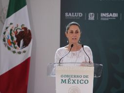 ''La idea es que todos se mantengan juntos, sin salir, para que no contagien a nadie'', dijo Sheinbaum. NTX / M. González