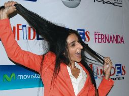 DIVERTIDA. La actriz ha disfrutado realizar su carrera en México. CORTESÍA