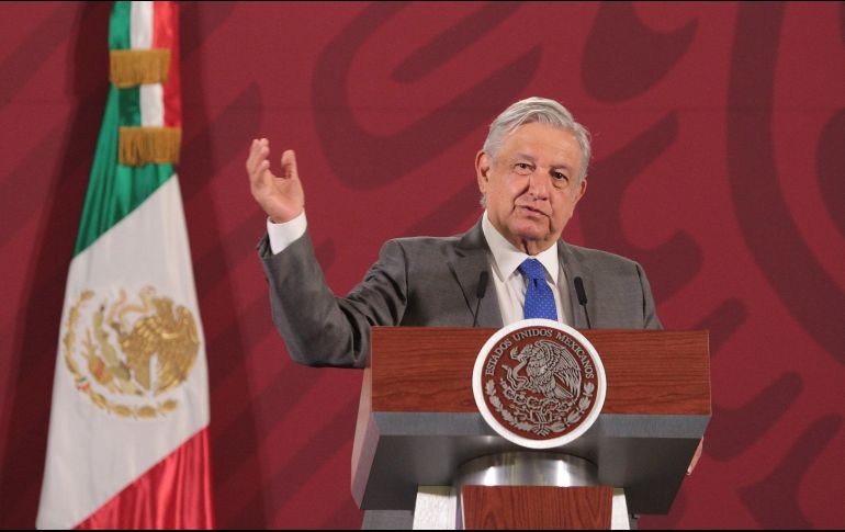 López Obrador señaló que este martes se reunirá con los dirigentes de los partidos políticos. NTX / G. Durán