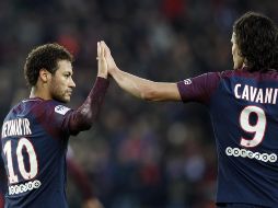 Cavani termina contrato con el PSG al final de la temporada. AP / ARCHIVO