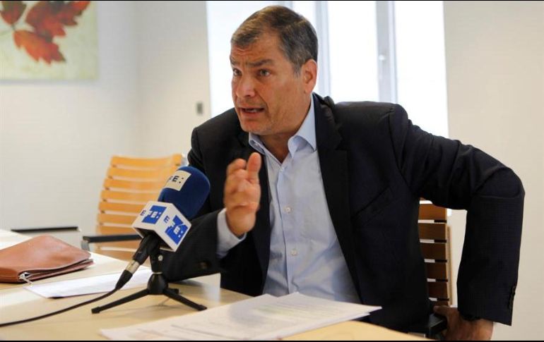 Rafael Correa, encontrado culpable de cohecho agravado, gobernó Ecuador entre 2007 y 2017. EFE/L. López